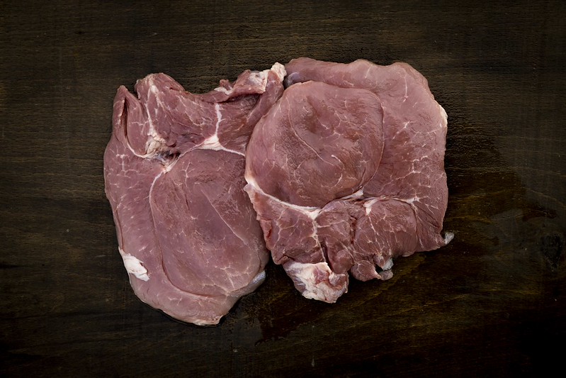 Varkensvlees - kleine porties per maand uit de diepvries (# 250 gr/maand, €/ maand)